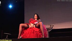 Skinny Step Siblings Unleash Wild 3some on Porn Stage