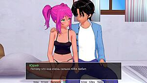 Ever Seen an Asian Whore Titty Fuck Like This in a Cartoon Game? Her Hairy Nipples Drive Me Wild!