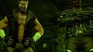 Passionate Sex Between Kano And Johnny Cage In Mortal Kombat