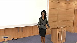 big city pleasures 16: mrs cooper invites john home for private chat