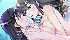 they say, 'secret kiss is sweet.' then they finger each other in bed.