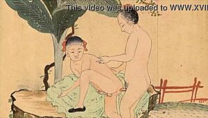 Vintage eroottiset piirrokset retro-animekokoelmasta