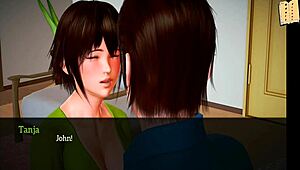 My New Family 213 in Erotic Cartoon Game Action