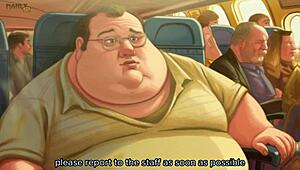 Flying high with step gay dad turns naughty. Shyness gone, feet play starts in public.