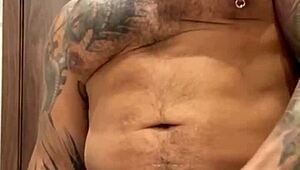 Viktor Rom Dominates with BBC as Big Muscle Latino Man Gay