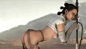 Rey Auditions For 3D Porn.