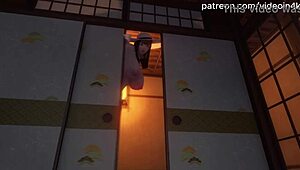 Uncover the strange tale of eight shaku-sama's encounter