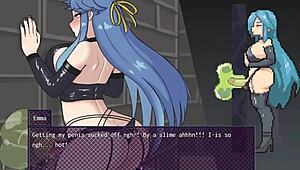 City Of Secret Pt 3: Horny Slut Exposes Herself To Class While Defeating Boss 😈