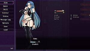 City Of Secret Pt 3: Horny Slut Exposes Herself To Class While Defeating Boss 😈
