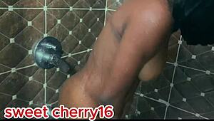 Lonely African Girl Warms Juicy Pussy with Big Cock