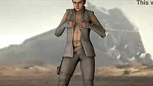 Rey Auditions For 3D Porn.