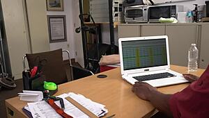 White Hottie Gets Her Pussy Drilled Hard by Director in Doggy Style