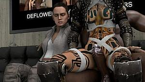 Rey Auditions For 3D Porn.