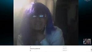 Carol banderas mexicana en webcam
