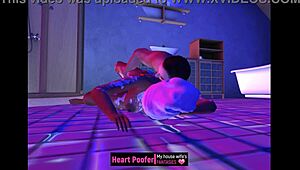 Pulled out of the shower onto the bathroom floor