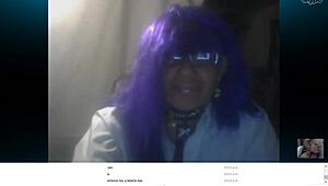Carol banderas mexicana en webcam