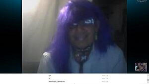 Carol banderas mexicana en webcam
