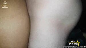 Morena gostosa no gangbang group brunette banging