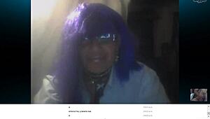 Carol banderas mexicana en webcam