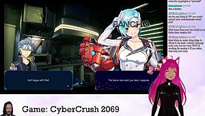 lewdneko, what are you doing with big tits in cybercrush 2069?