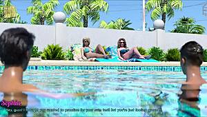 stepmother and wife reveal hidden scenes in anime game