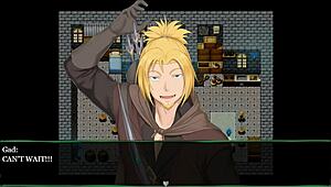 Boldly enter the cathedral to ravage half-naked blonde goddesses