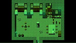 Boldly enter the cathedral to ravage half-naked blonde goddesses