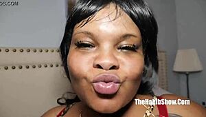 Nasty freak BBW swallows monster dicks from King Kreme and Redzilla in wild scene