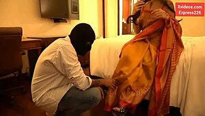 indian couple gets down to some steamy action in their latest bedroom romp.