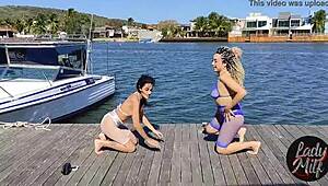 Latina milf with big tits cums fast in oral action!