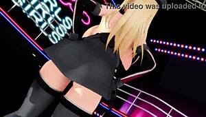Watch Bismarck shake her big tits and ass in this explosive 3D anime hentai scene!