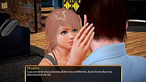 blonde gets big tits in my new family