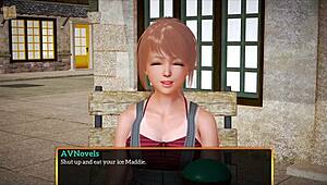 blonde gets big tits in my new family