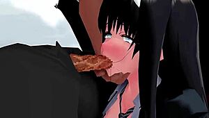 i’m obsessed with this wild 3d cartoon pmv blendy miracle scene