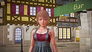 blonde gets big tits in my new family