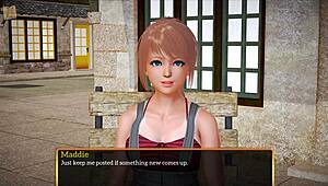 blonde gets big tits in my new family