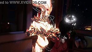Flamen Hot Atronach Action In Vr