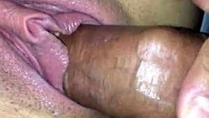 A fun and intimate moment in the bedroom with a BBW amateur.