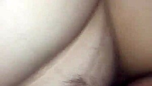 A fun and intimate moment in the bedroom with a BBW amateur.