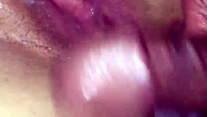 A fun and intimate moment in the bedroom with a BBW amateur.