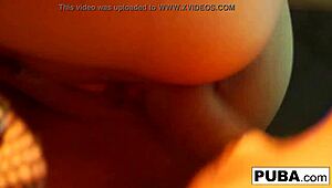 jessica slowly strips her clothes, revealing her nude body