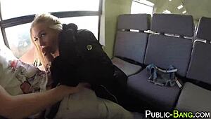 Hey slut, ready to titfuck right here in public view?