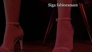 Hotwife Teases With High Heels And Pantyhose Legs