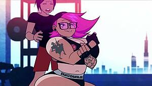 Hey, check out this wild cartoon adventure with princess ethel getting into some steamy anime action