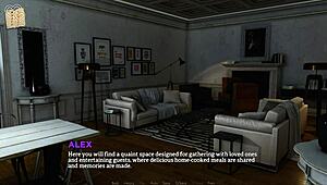 in eternum 189, characters say, 'explore this hentai game world together'