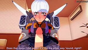 valkyrie blowjob pov contrasts with apex legends fantasy