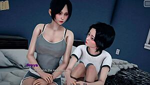 私のブルセラがワイルドなアニメアクションで恋人に変わる