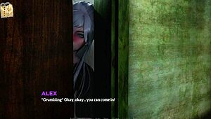 in eternum 189, characters say, 'explore this hentai game world together'