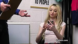 Mall Cop Films Her Sucking His Cock on Camera