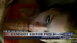 yo, check my gorgeous girlfriend sucking my cock pov, she’s so cute!